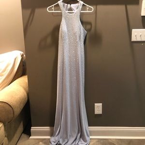 Long Light Blue Dress